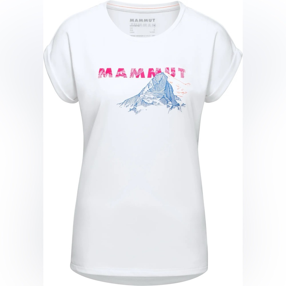 Mammut White Graphic T-Shirt